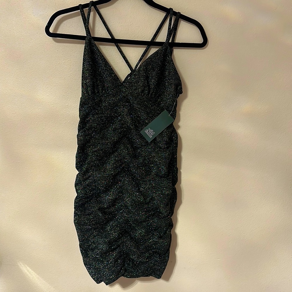 Black sparkly target dress